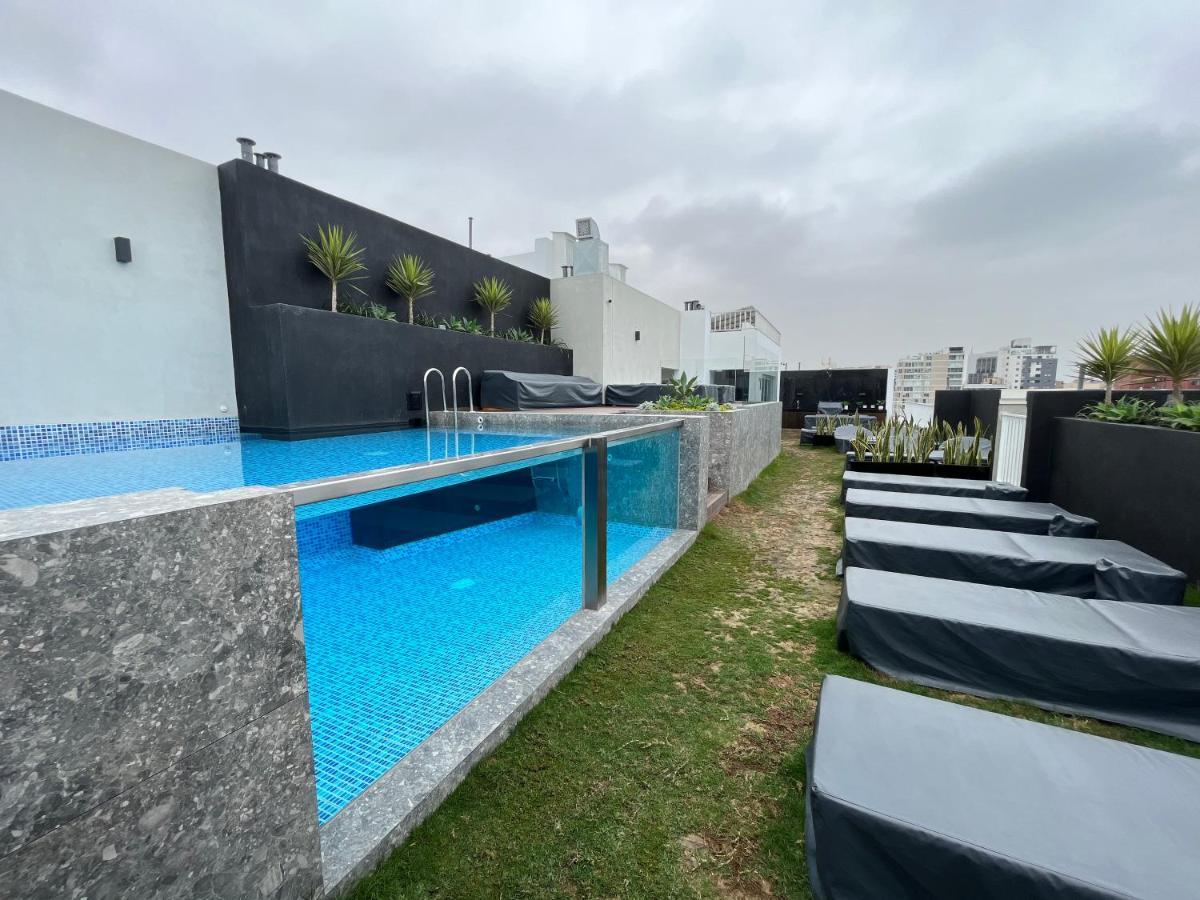 Luxury Apartment In Miraflores With Rooftop Pool 利马 外观 照片