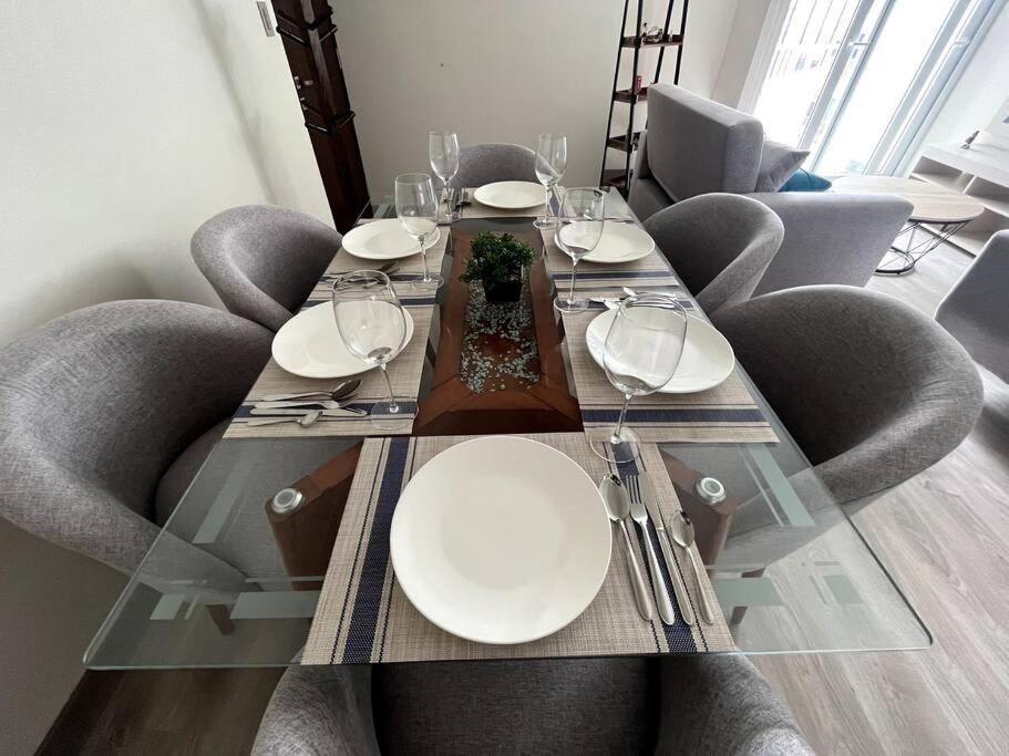 Luxury Apartment In Miraflores With Rooftop Pool 利马 外观 照片