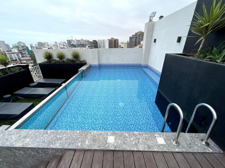 Luxury Apartment In Miraflores With Rooftop Pool 利马 外观 照片
