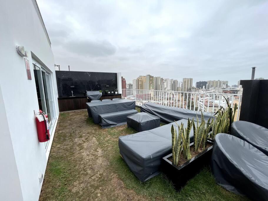 Luxury Apartment In Miraflores With Rooftop Pool 利马 外观 照片